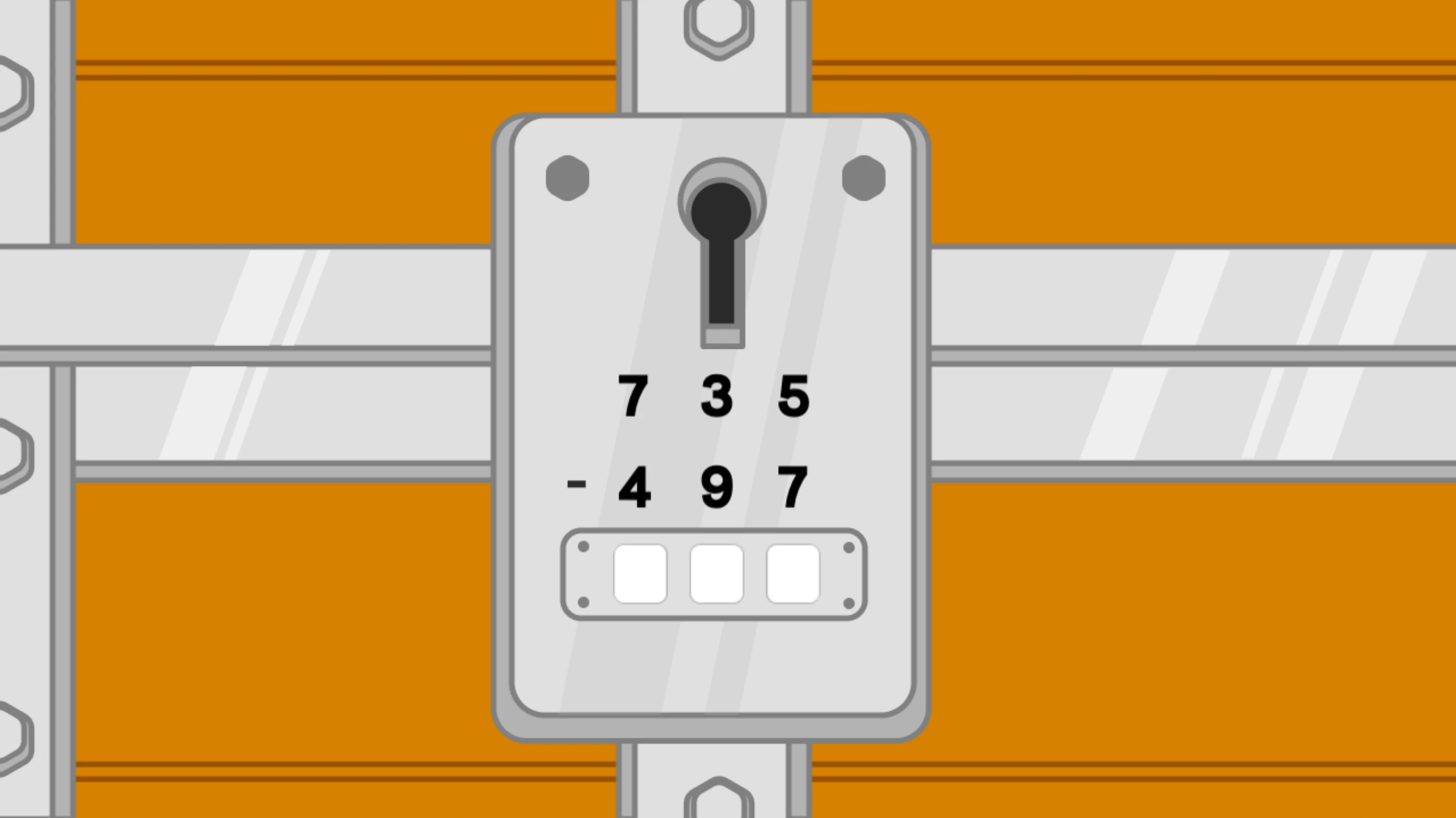 Treasure Den — Subtract to Unlock the Chest